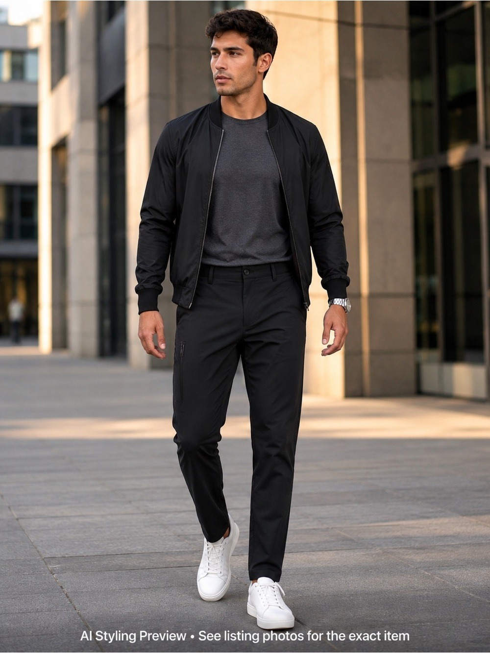C9 Champion Techwear Utility Pants Black Stretch Travel Zip Pocket 30x30